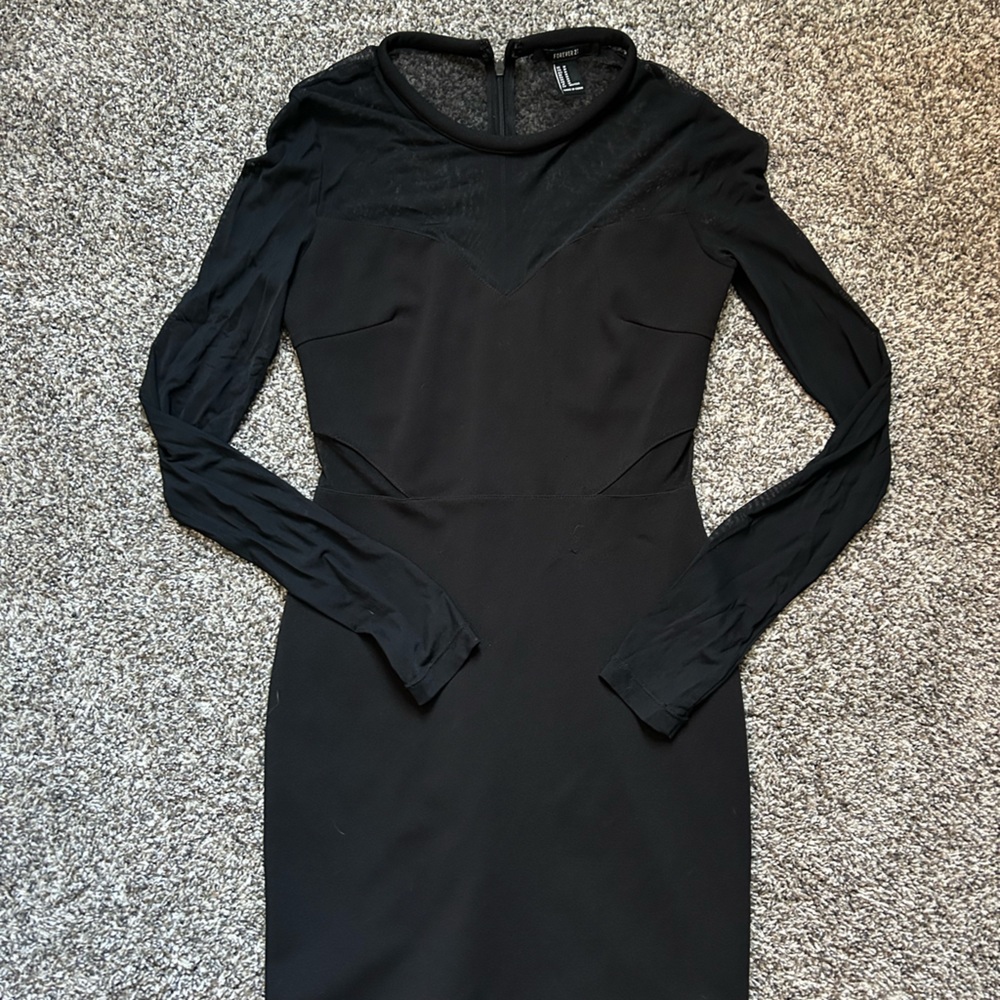 Size M Forever 21 Black Dress